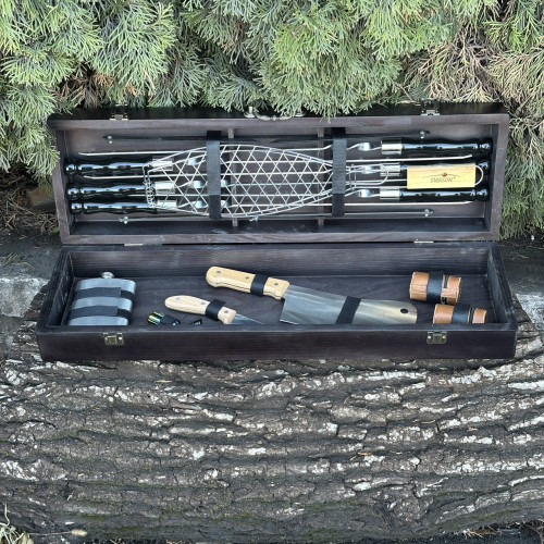 Подарунковий набір Майстер BBQ чорний